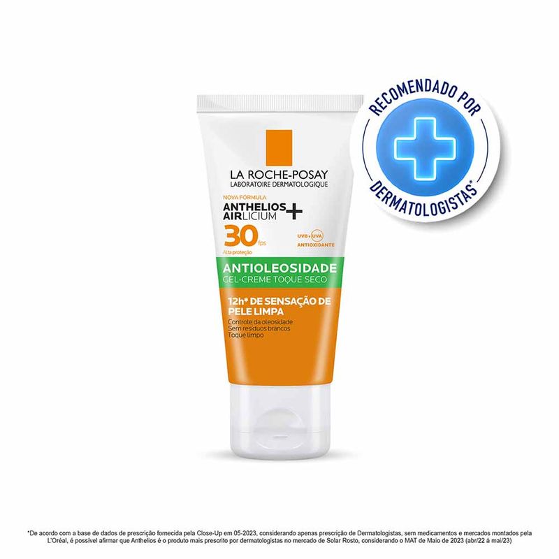 Protetor Solar Facial Antioleosidade La Roche Posay Anthelios Airlicium+ FPS30 40g