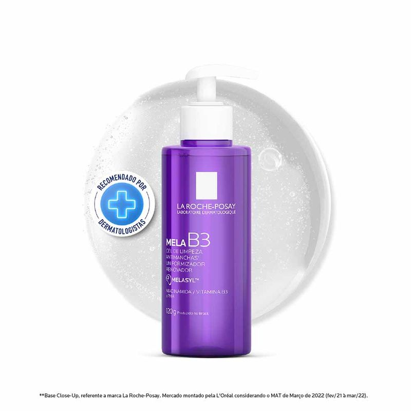 Gel de Limpeza Facial Antimanchas La Roche-Posay Mela B3 120g